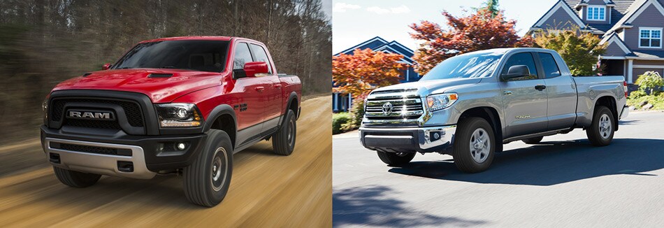 Ram 1500 vs Toyota Tundra