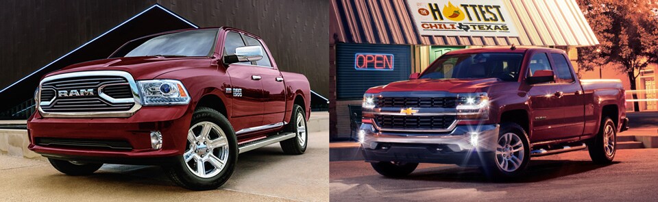 Ram 1500 vs Chevrolet 1500