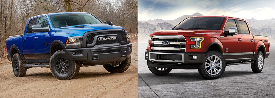 2017 Ram 1500 vs Ford F-150