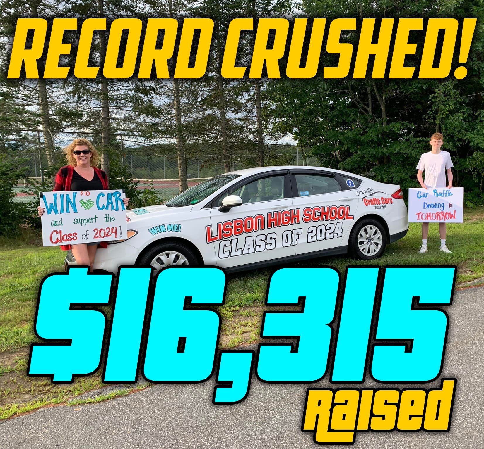 Class of 2024 School Car Record Crushed Raised.jpg