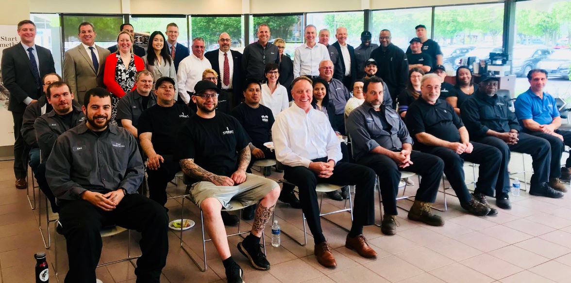 Crest Team Celebrating President's Award and Ford Credit Spring 2019.JPG