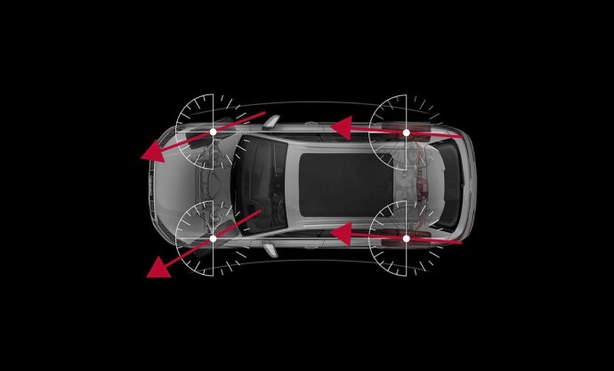 All-wheel steering