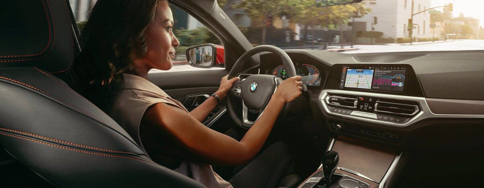 Driving a BMW 3 Series