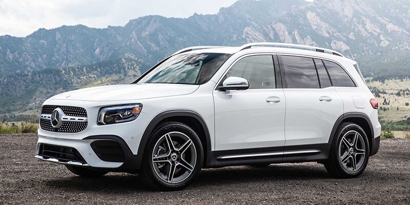 Mercedes-Benz GLB on the road