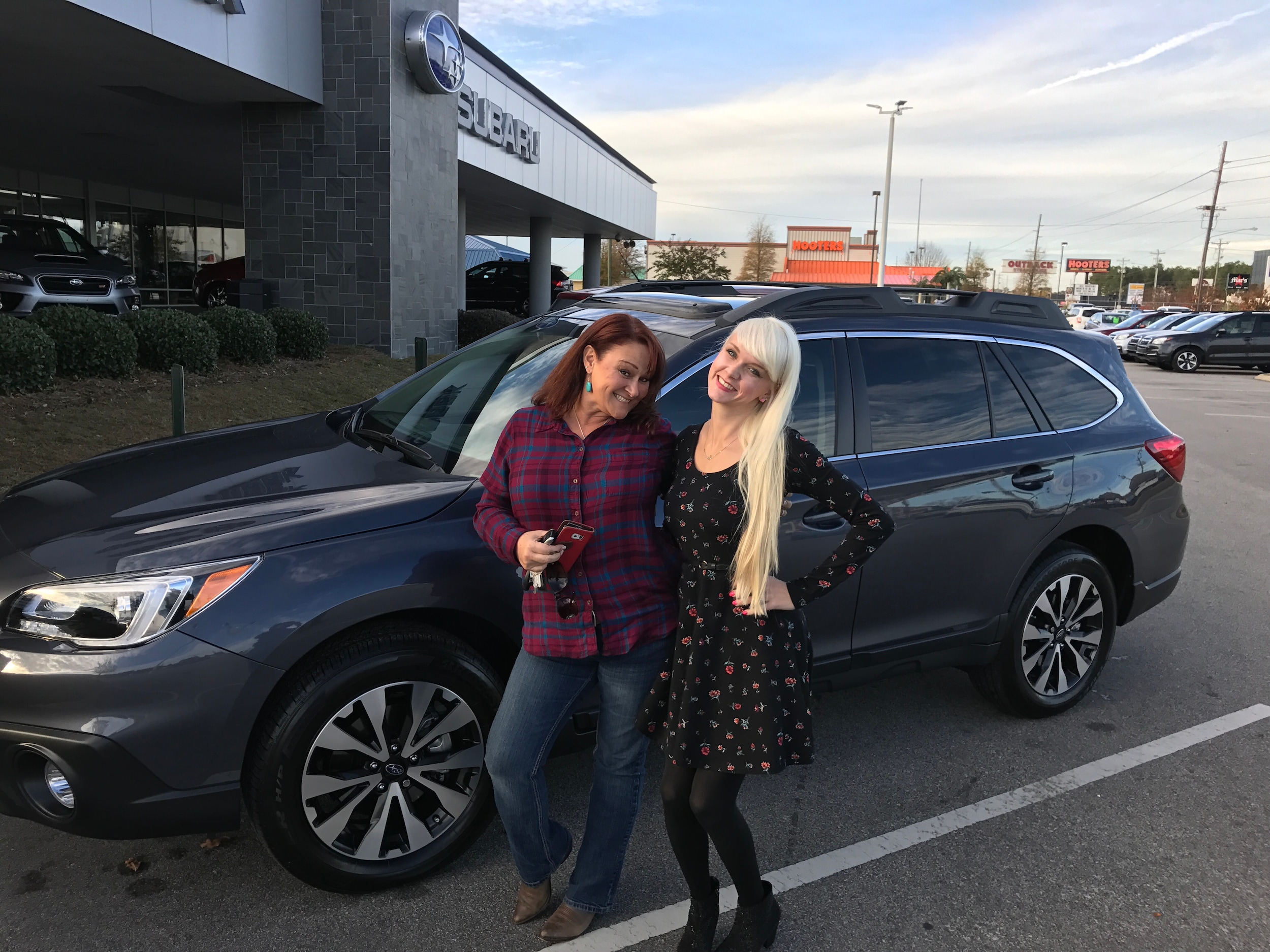 A very excited Deneen with Sales Advisor Ava..JPG
