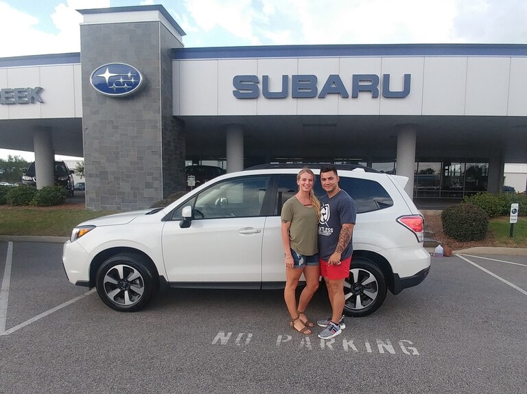 Mr & Mrs Lopez with their new 2017 Forester!.jpg
