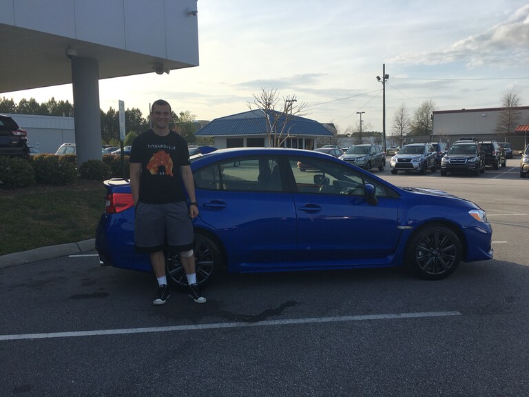 Brandon Castro with his new 2017 WRX.JPG