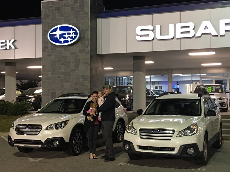 Paul, Nicolette and their daughter and furbaby were excited to upgrade their 2014 Outback 2.5i to the 2017 Outback Limited with EYESIGHT!!.JPG