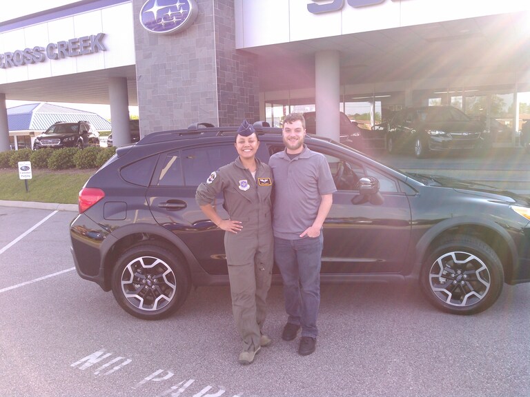 Mr & Mrs Roberts with their new 2016 Crosstrek!.jpg