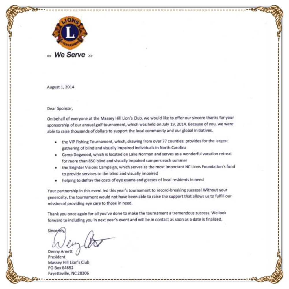 framed lions club 080114.JPG