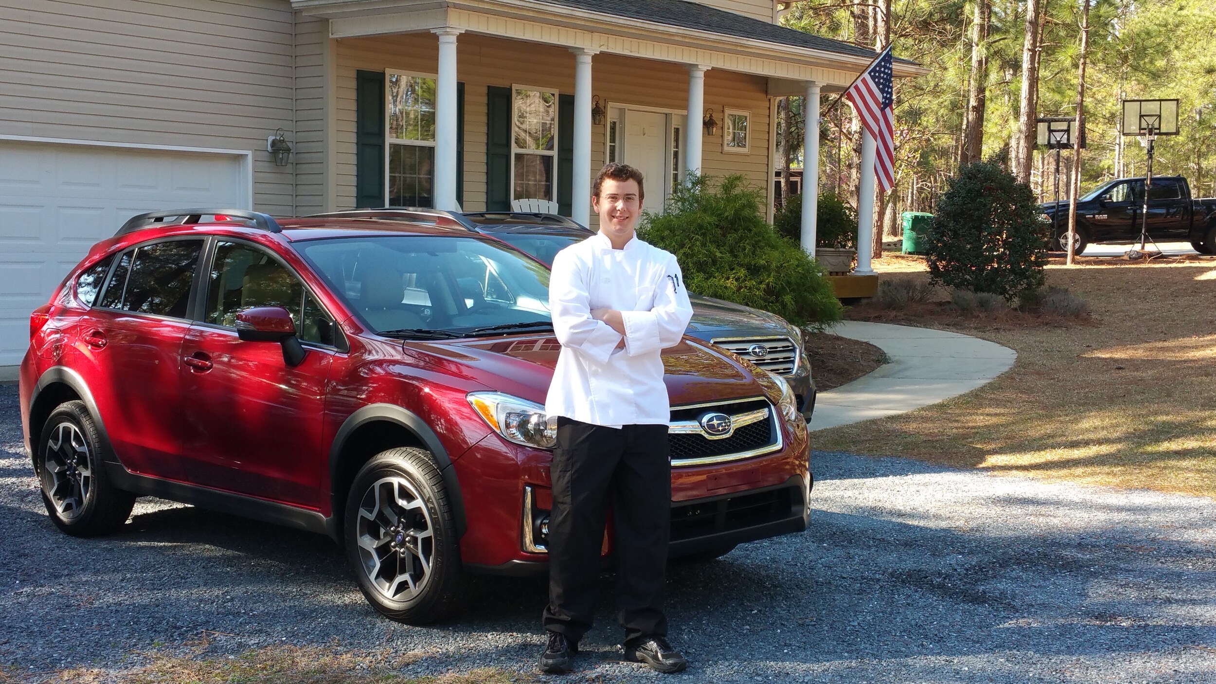Chef Jim Lindsay with his new 2016 Crosstrek!.jpg