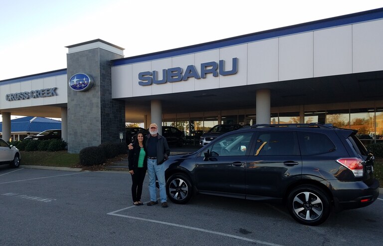Bill Crawley, a previous Subaru Baja owner, is now the proud owner of this Subaru Forester! He's planning to take it out camping!.jpg
