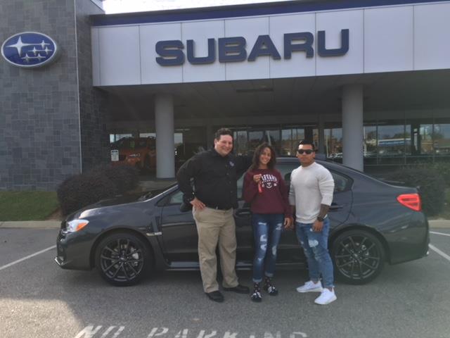 Shante with her new 2018 WRX.jpg