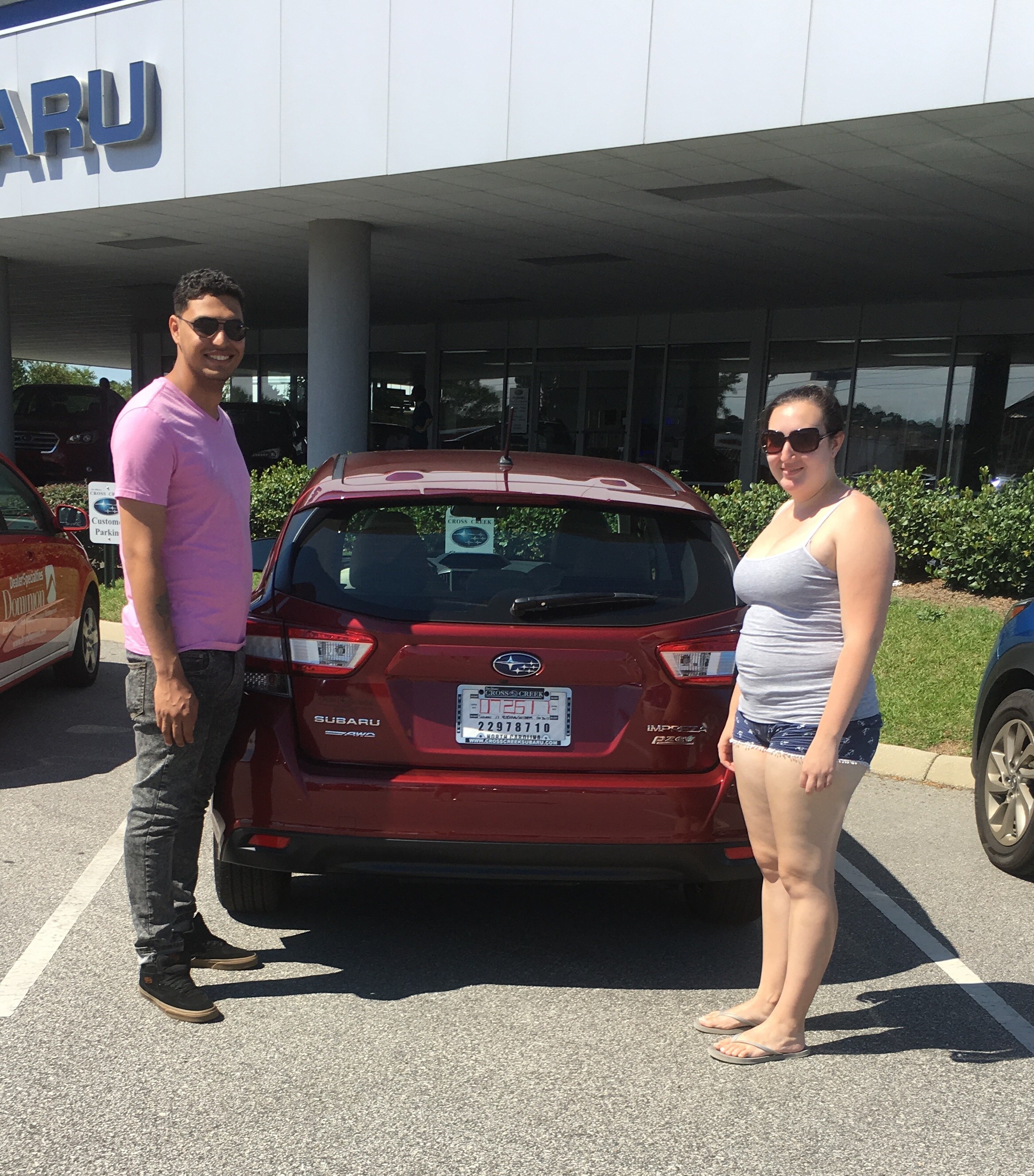 Congratulations to Lester & Kellie on their first Subaru, a 2017 Impreza!.JPG