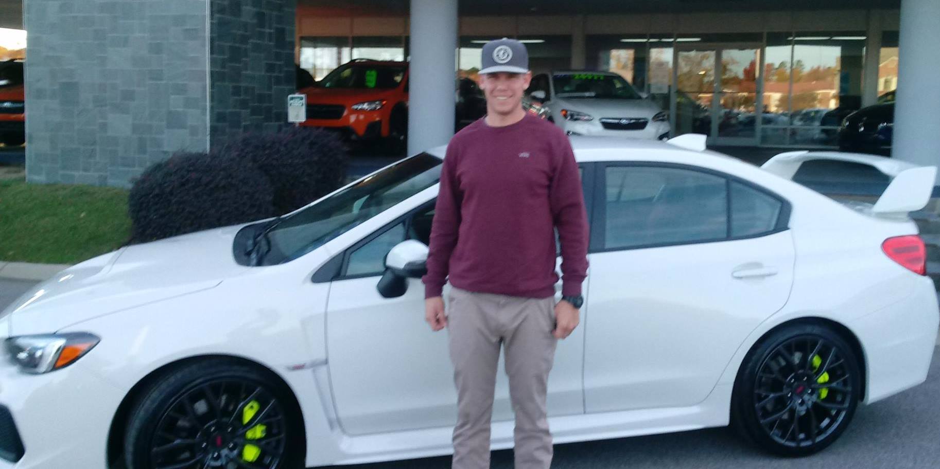 Corey & his dream car!.jpg