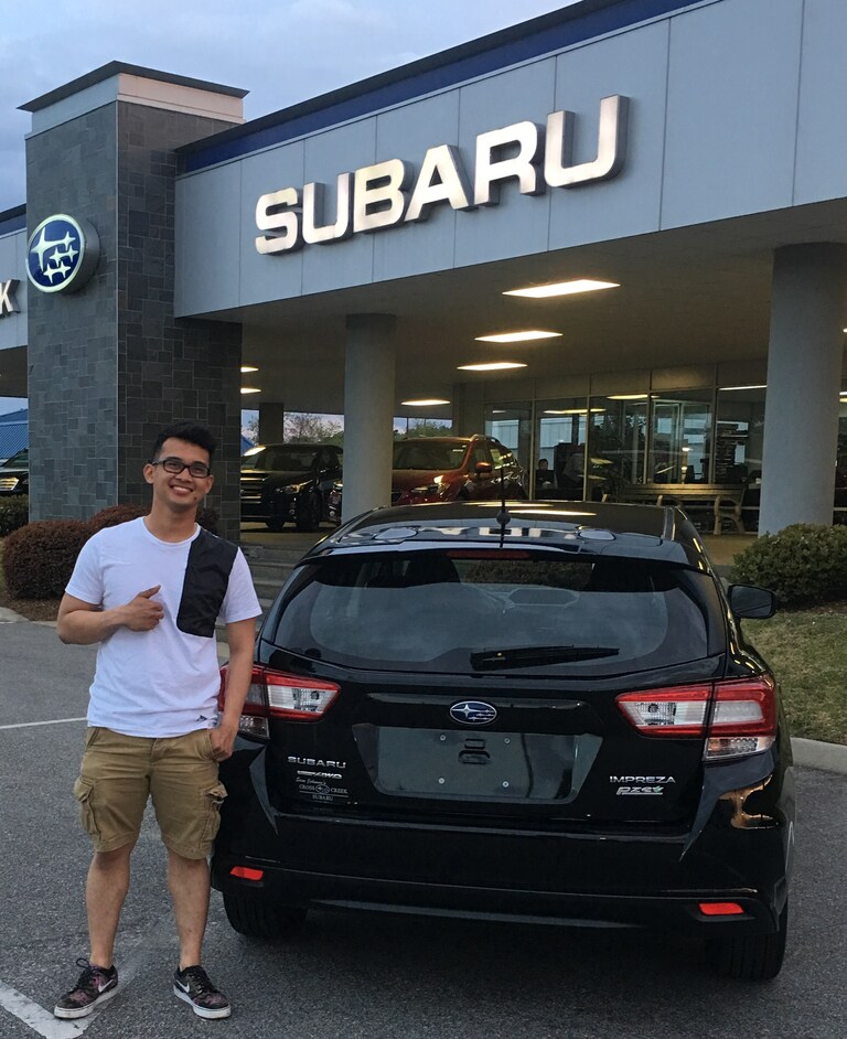 Jerry with his new 2017 Impreza.JPG