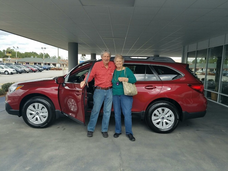 Mr & Mrs Ingalls with their new 2017 Outback.jpg