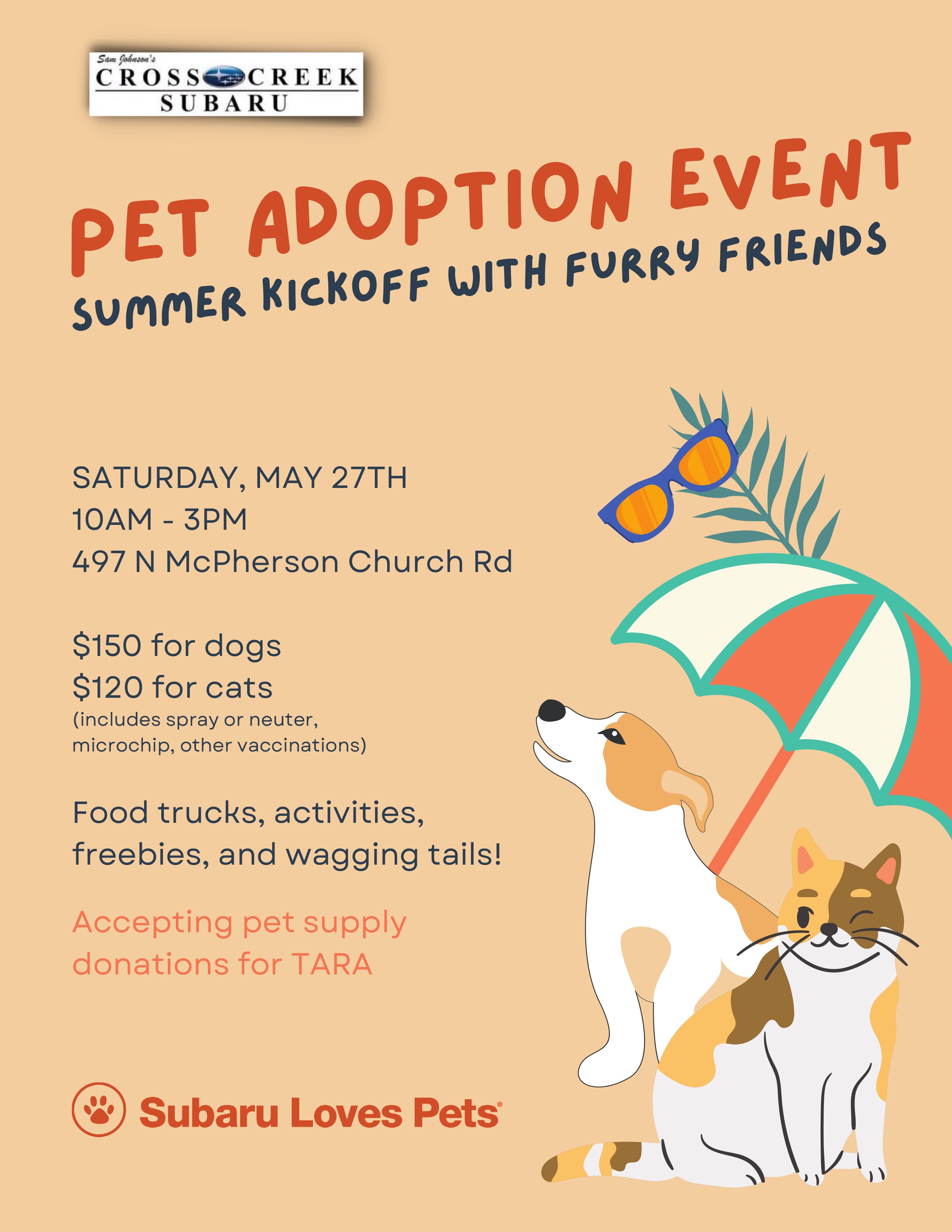 Summer Pet Adoption Kickoff