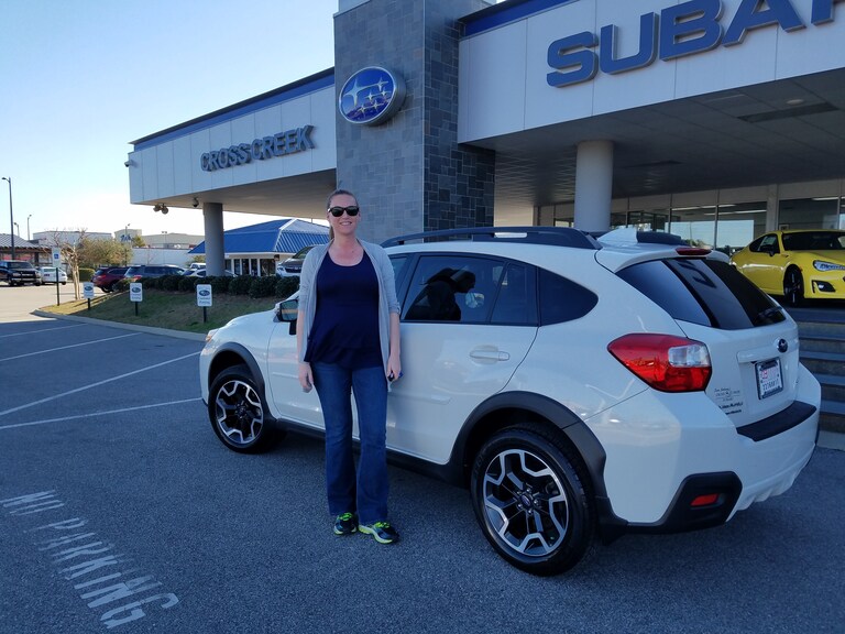 Jennifer and her CPO 2016 Crosstrek!.jpg