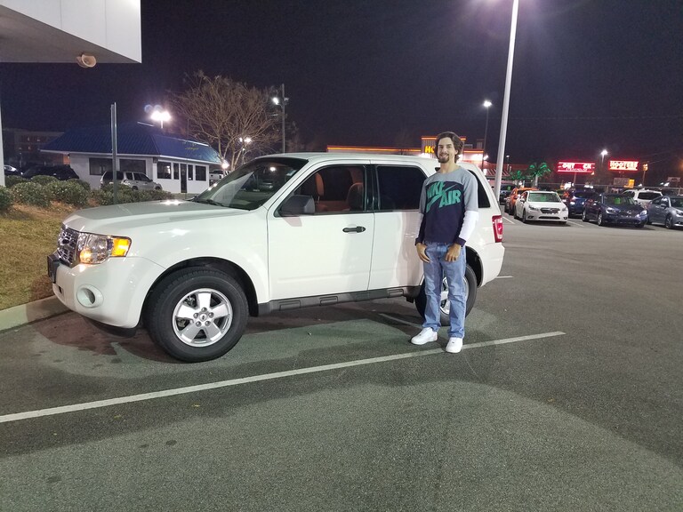 Brandon Locklear with his new 2011 Ford Escape!.jpg