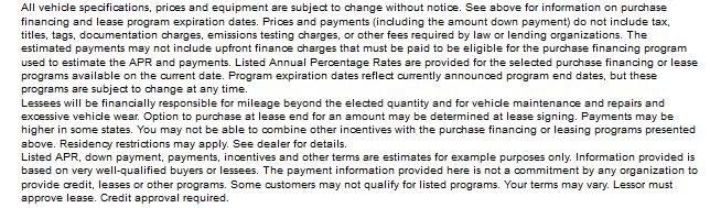 East Tennessee Ford Used
Car Disclaimer