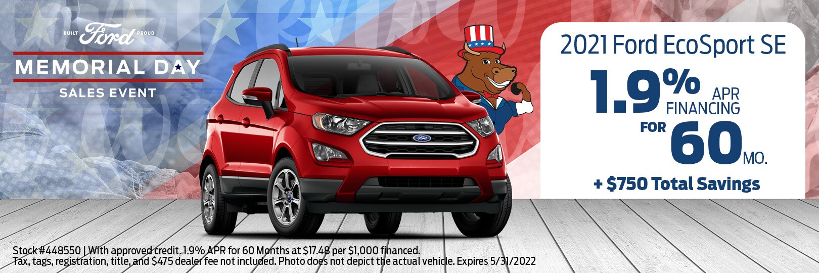 Memorial Day Sales Event