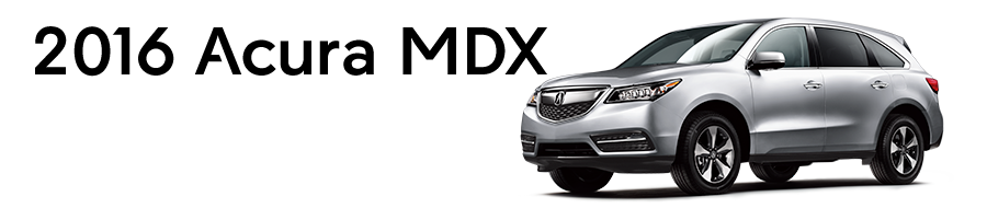 2016 Acura MDX 2016 Acura MDX