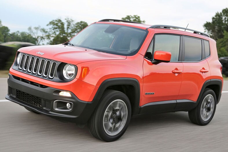 Red 2016 Jeep Renegade