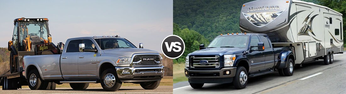 2016 RAM 3500 vs Ford F350