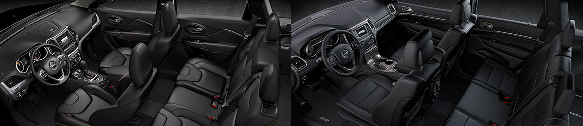 2016 Jeep Cherokee vs Grand Cherokee interior