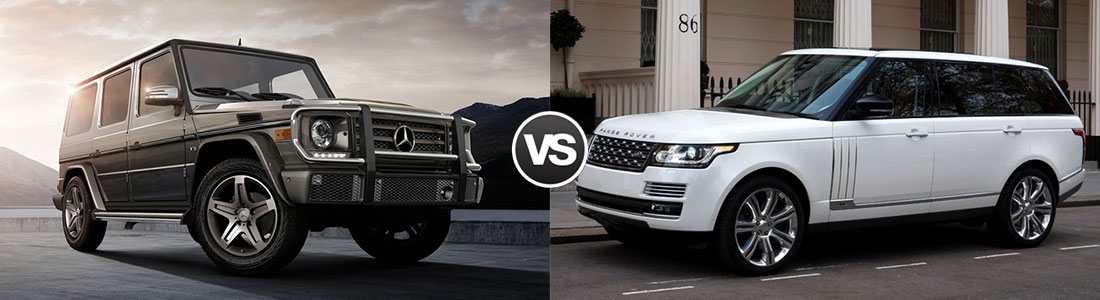 2015 Mercedes-Benz G550 vs Land Rover Range Rover