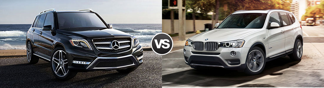 2015 Mercedes-Benz GLK350 vs BMW X3