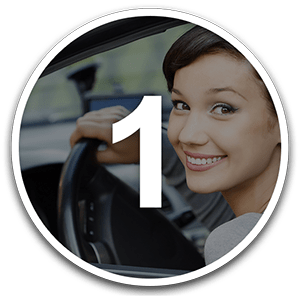 Step 1 - Lady Smiling