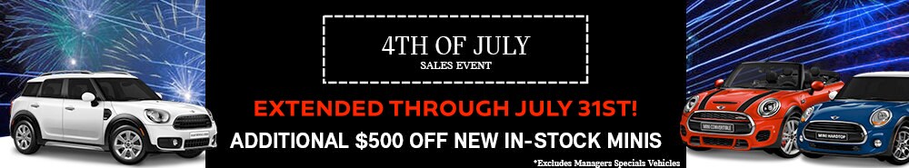 4th of July Sales Event Extended