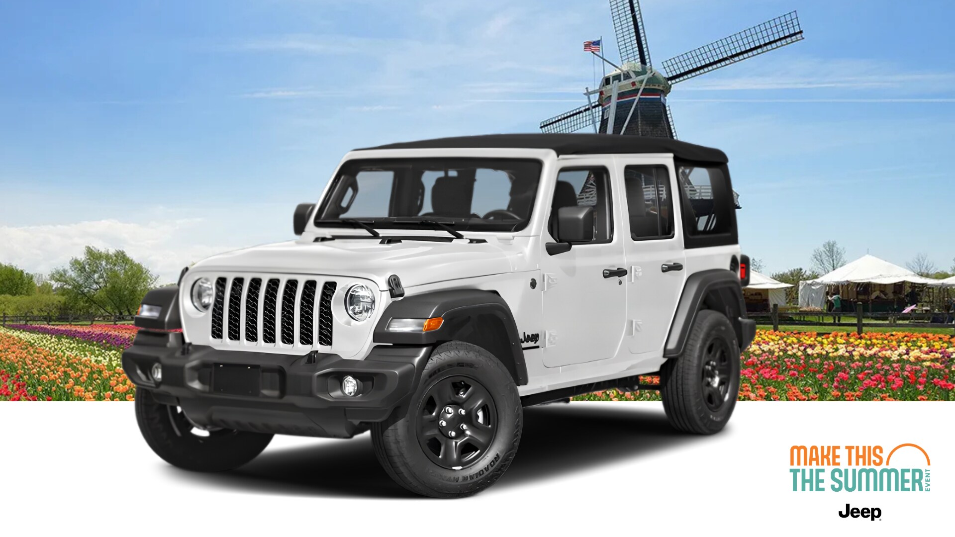 2026 Jeep Wrangler Sahara White Cap