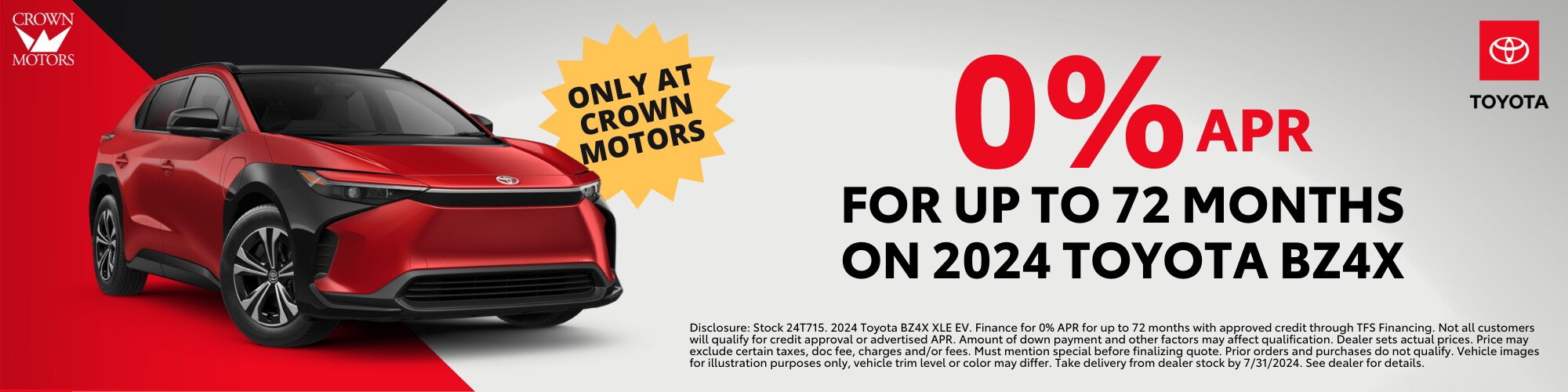 New Vehicle Specials | Crown Toyota