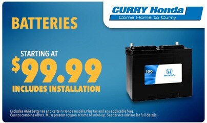 Curry Honda Battery