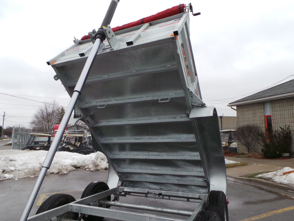 New 2017 N&N 5Ton Galvanized Dump Trailer 6x10 For Sale Trenton ON