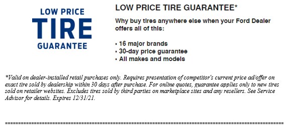 Low Price Tire Guarantee
