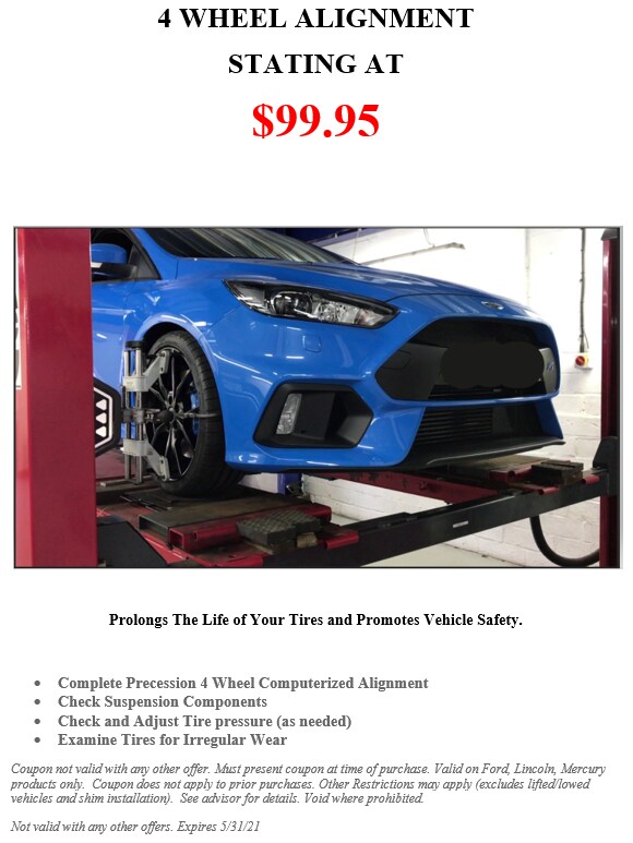 4 Wheel Alignment May