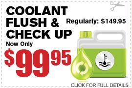 Coolant Flush & Check Up