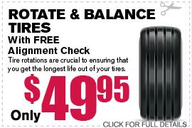 Rotate & Balance Tires