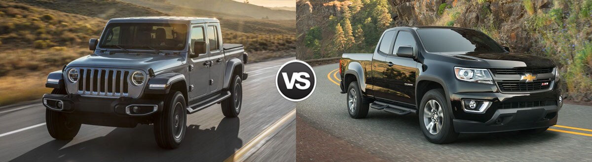 2020 Jeep Gladiator vs 2019 Chevy Colorado