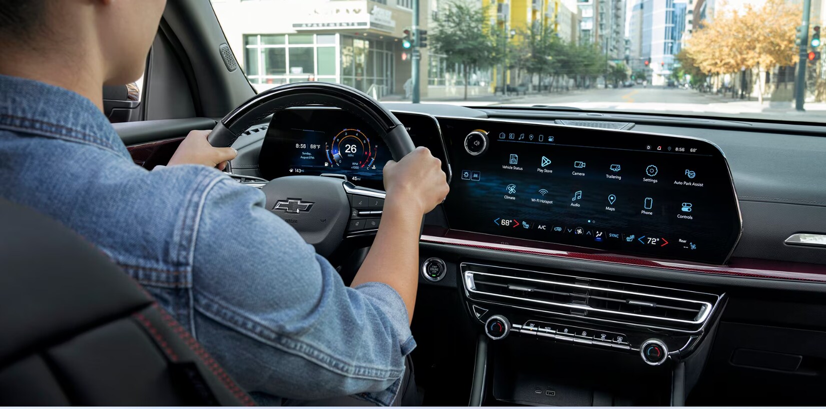 2026 Chevy Traverse large touchscreen display