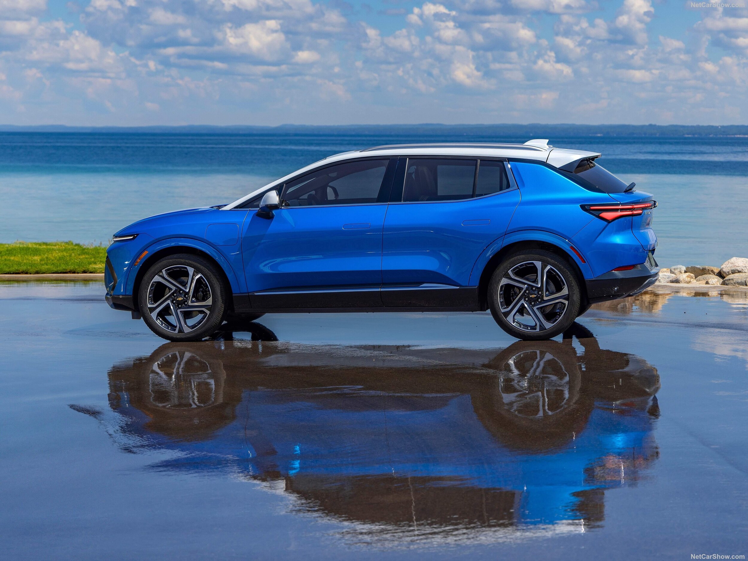 Side view of New Equinox EV