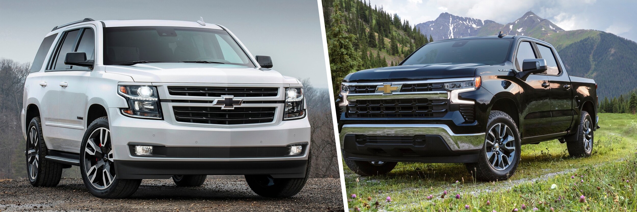 Used 2019 Tahoe and 2018 Silverado pictures