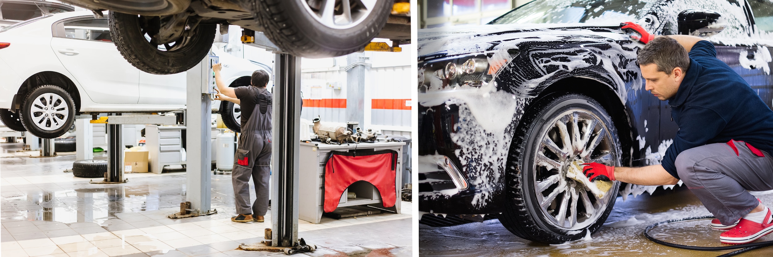 Maintenance on Vehicles and Cleaning to protect