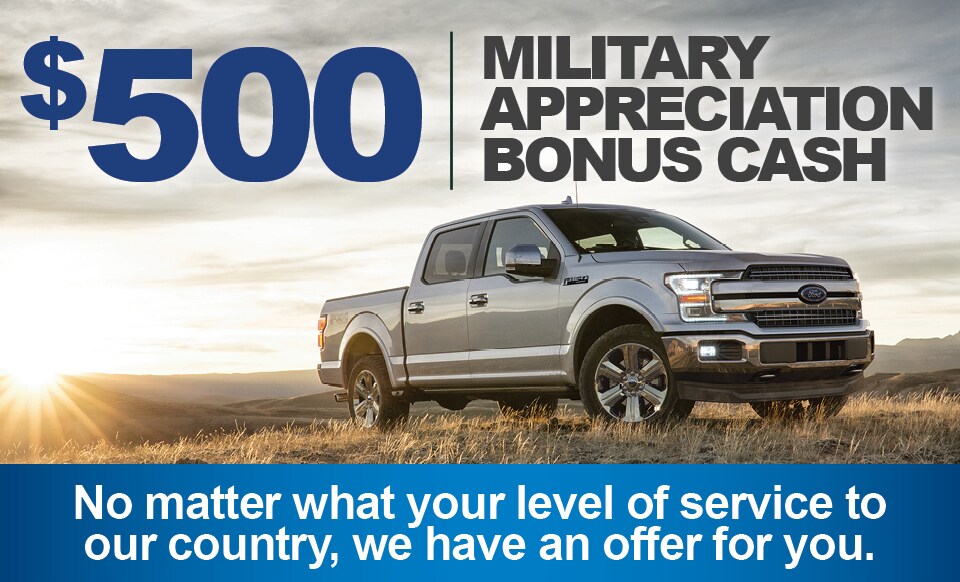 Military Appreciation Bonus Cash
