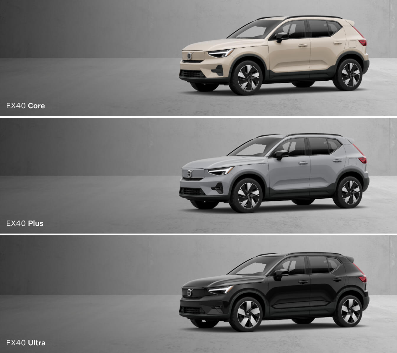 Volvo EX40 Configurations