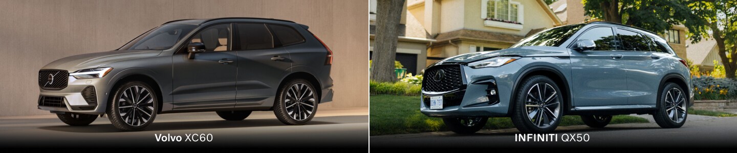2026 Volvo XC60 Vs. 2025 INFINITI QX50